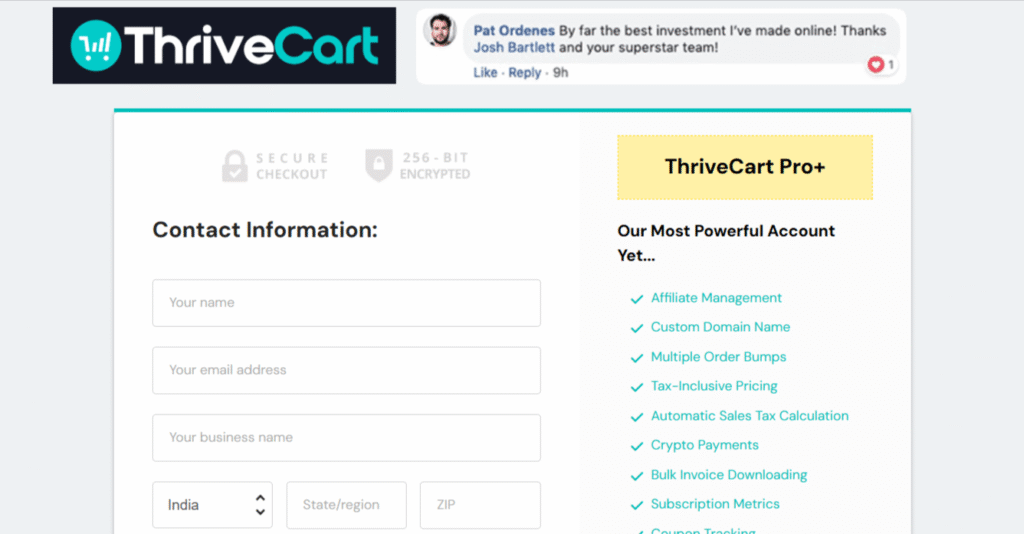 Enter your contact info